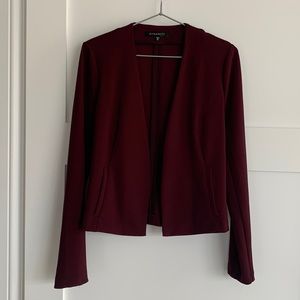 Burgundy jacket
